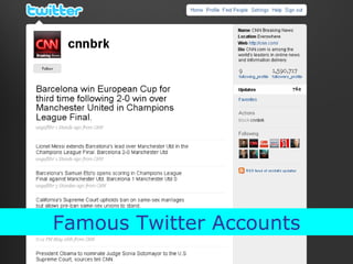 Famous Twitter Accounts 