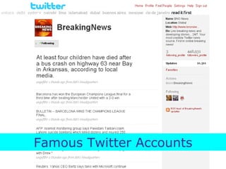 Famous Twitter Accounts 
