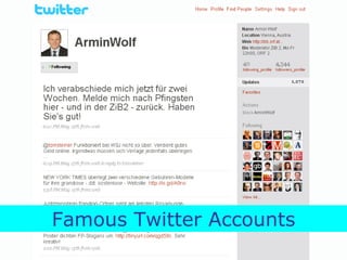 Famous Twitter Accounts 