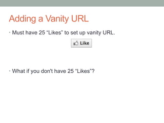 O.K., Now what?A Step-By-Step Guide to Setting Up Your Page