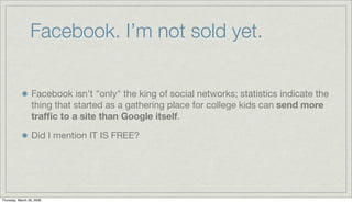 Social Media Marketing