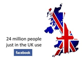 24 million people
just in the UK use

 