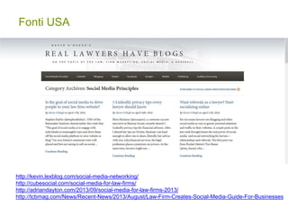 Social media & law firms