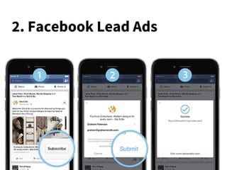 2. Facebook Lead Ads
 