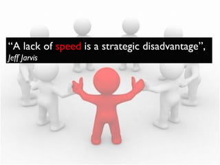“ A lack of  speed  is a strategic disadvantage ” ,  Jeff Jarvis 