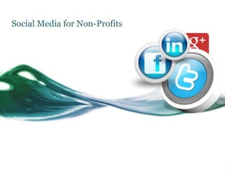 Social Media for Non-Profits 
 
