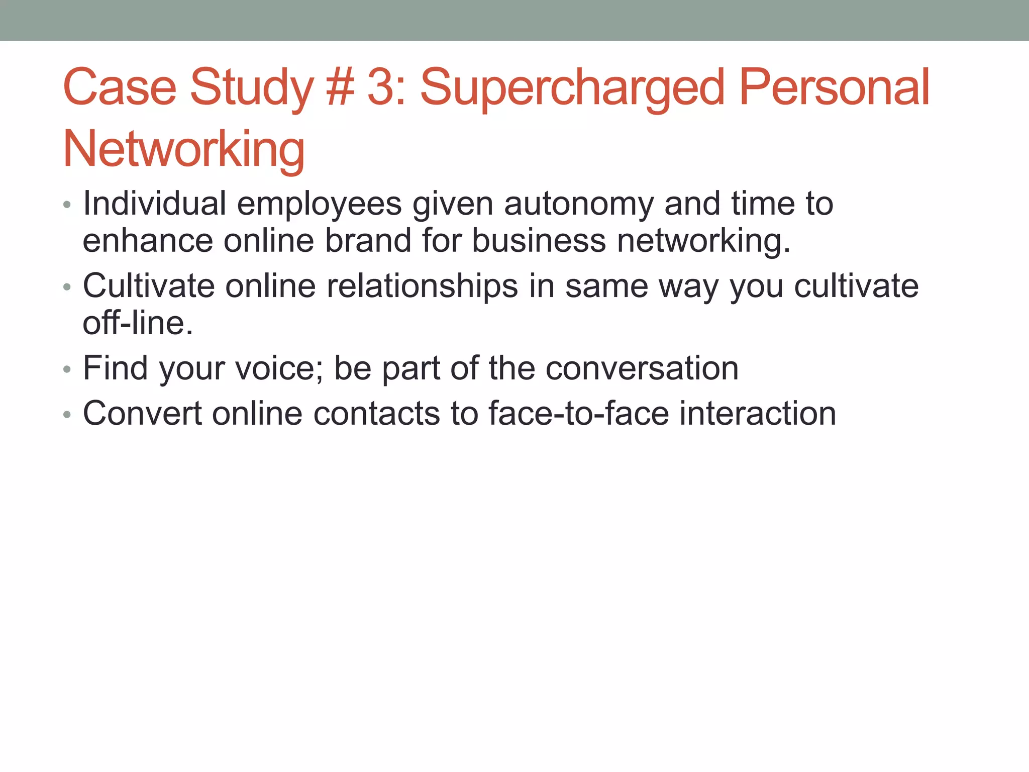 Case Study # 1Pimento’s Cupcake GiveawaySmall business looking to grow brand awareness in Knoxville marketCupcake giveaway took advantage of existing overstockContests on Facebook and TwitterHuge public engagementTraditional media coverage when a direct pitch would have flopped