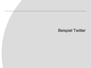 Beispiel Twitter