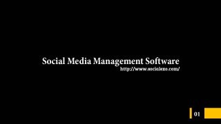 Social media management software