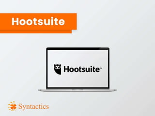 Social media management tools for various platforms