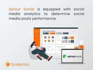 Social media management tools for various platforms