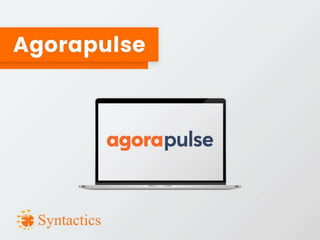 Social media management tools for various platforms