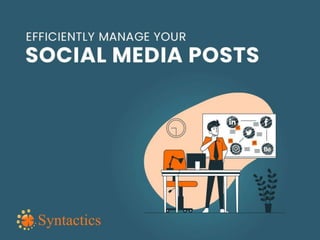 Social media management tools for various platforms