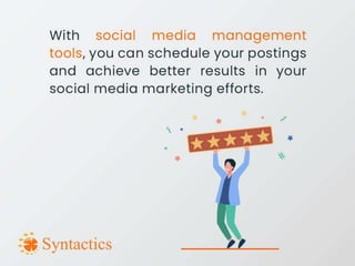 Social media management tools for various platforms