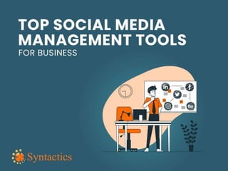 Social media management tools for various platforms