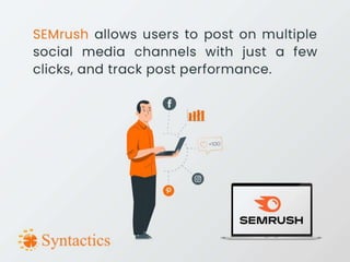 Social media management tools for various platforms