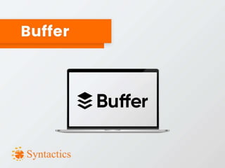 Social media management tools for various platforms