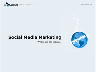 3point7designs.com




Social Media Marketing
            Where we are today...
 