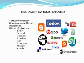 5. Mantente aprendiendoEl Social Media se encuentra en cambio, muy posiblemente este post no te sirva en un año ya que los actores y beneficios pueden ser otros por eso debes mantenerte aprendiendo, lee blogs como: ALT1040, Clasesdeperiodismo, Puro Marketing, Marketing Directo, Mashable, Social Media Today, MarketingComunidad, SMLatam, entre otros.No es un trabajo fácil pero una vez que terminas esto podrás ver a lo que te arriesgas y los resultados que debes obtener para que la campaña valga la pena. Recuerda: “si se vende con Social Media” y debes medirlo ya que los directivos de la empresa será lo primero que van a preguntar.