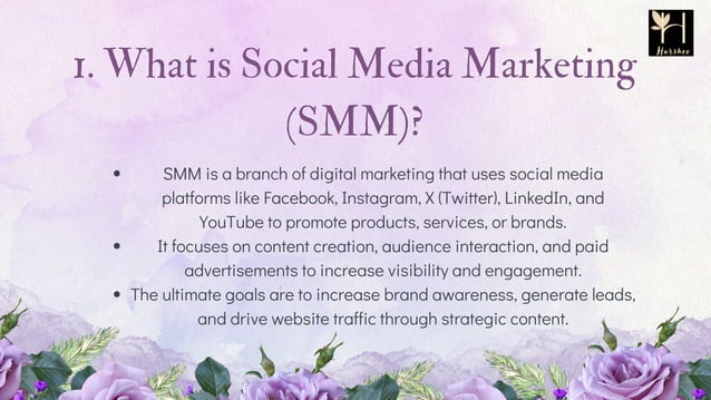 Introduction of Social Media Marketings | PDF