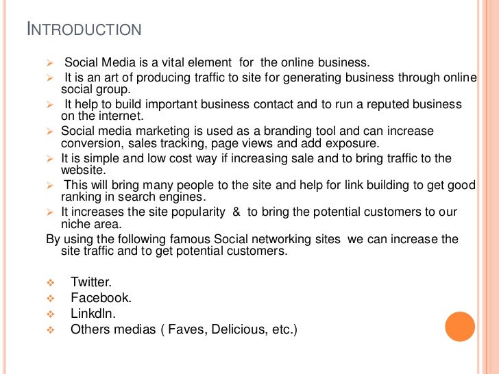 Social media marketing ppt