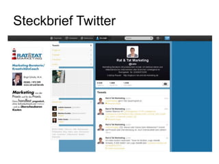 Steckbrief Twitter
 