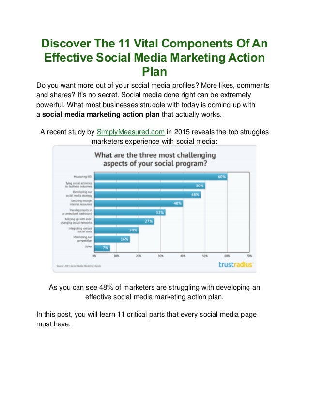 Social Media Marketing Action Plan 11 Vital Parts Of A Successful