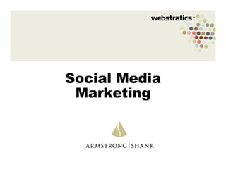 Social Media
 Marketing
 