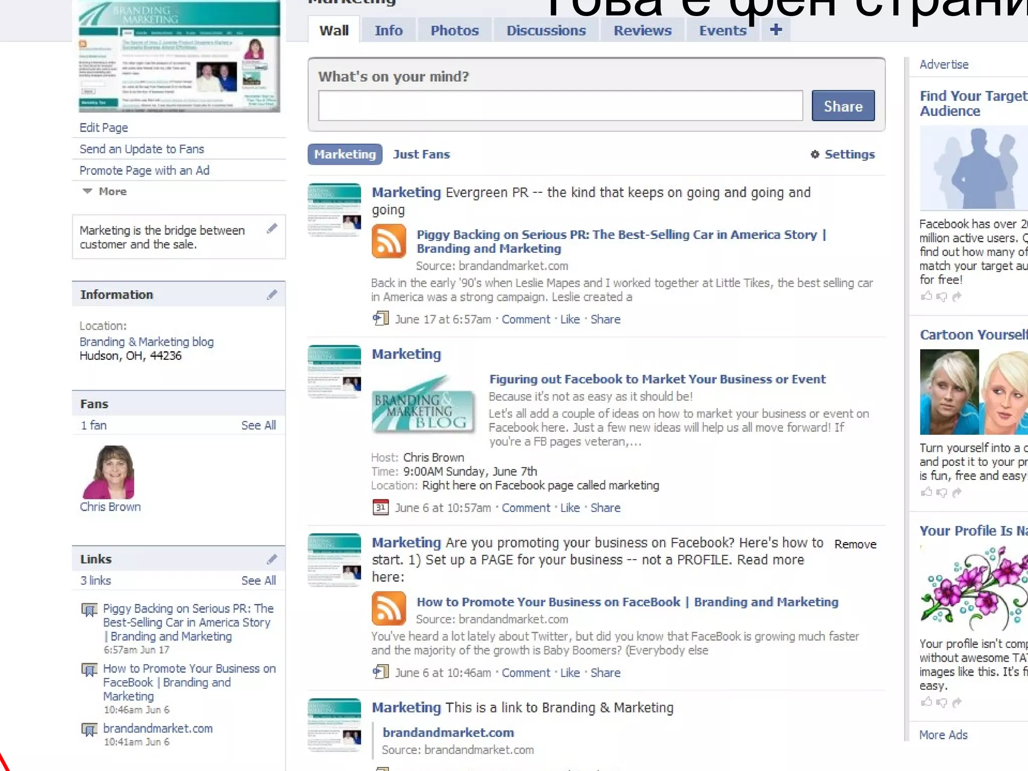 Това е фен страни
 