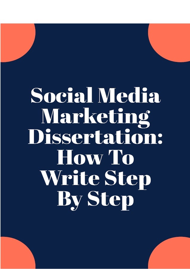Dissertation in social media