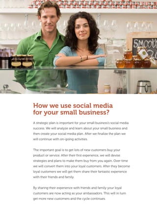 Social media marketing for small businesses