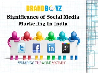 Significance of Social Media 
Marketing In India
 
