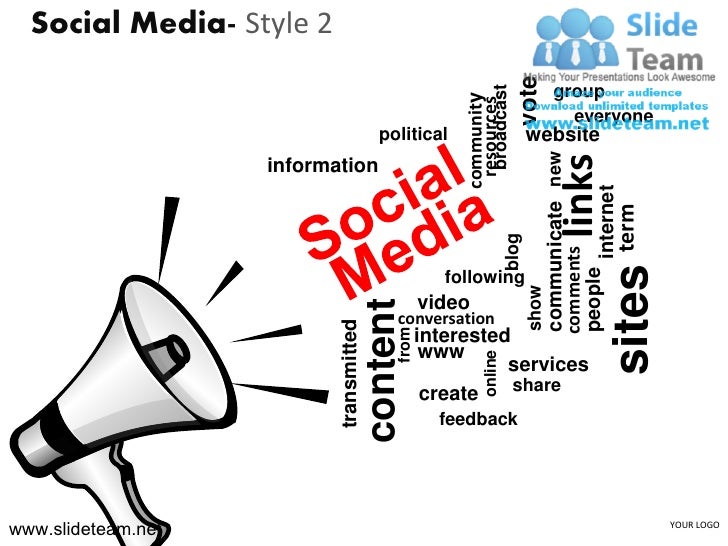 Social media marketing internet communication design 2 powerpoint pre…