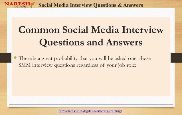 common marketing interview questions
