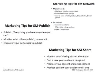 Matteo Cristofaro, Ph.D. student BEST Tor Vergata 30th July 2014
 