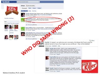 Matteo Cristofaro, Ph.D. student BEST Tor Vergata 30th July 2014
 