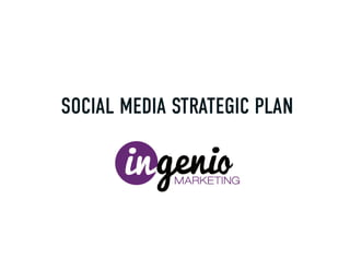 Ingenio Marketing - Social media marketing media kit
