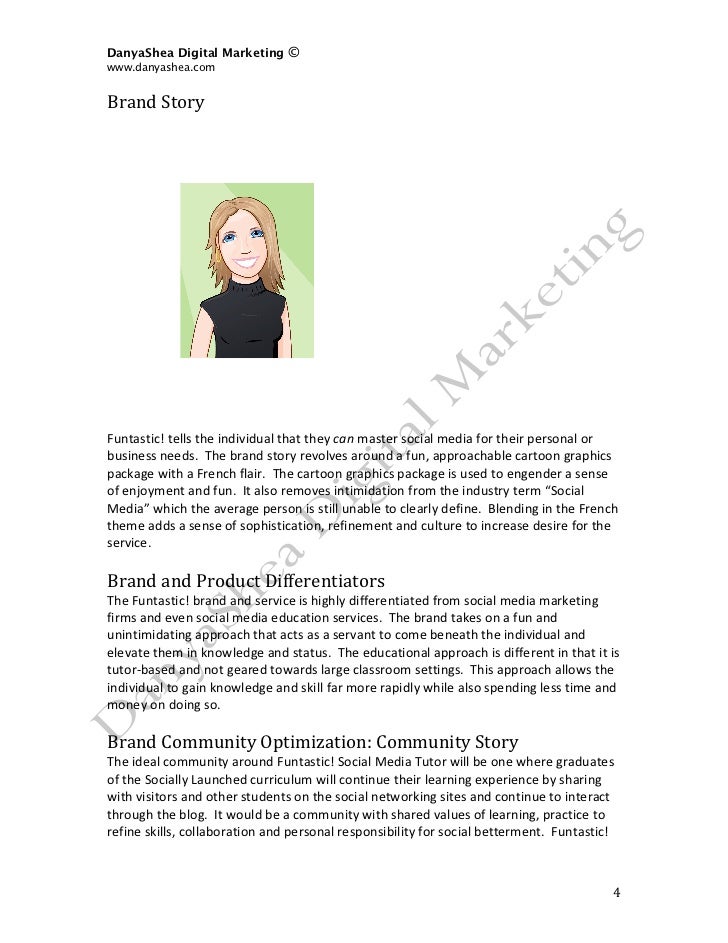 social media marketing plan sample