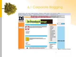 6.1 Corporate Blogging 