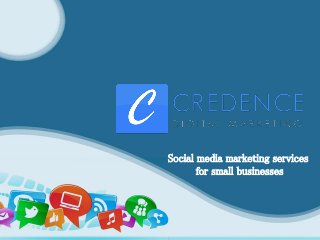 Social media marketing services
for small businesses
 