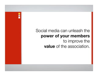 Social Media and Member Value