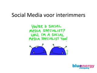 Social Media voor interimmers 