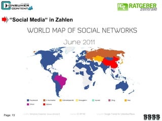 “ Social Media“ in Zahlen 