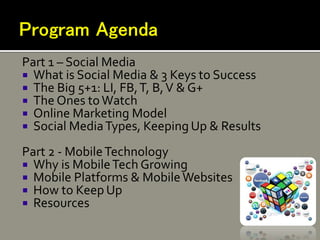Social media & mobile technology for seniors | PDF