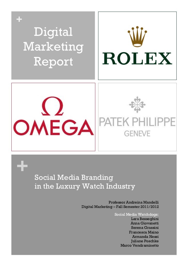 Social media monitoring SWISS WATCHES BRANDS