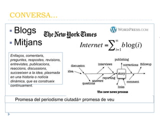 EVOLUCIÓ DE LA WEBQUALITATJO - CONTEXTENOSALTRES - DISTRIBUCIÓELLS - CENTRALITZACIÓQUANTITAT