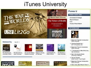 iTunes University 