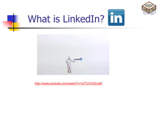 What is LinkedIn?




 http://www.youtube.com/watch?v=IzT3JVUGUzM
 