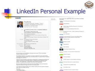 LinkedIn Personal Example
 
