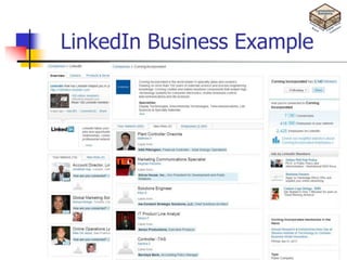 LinkedIn Business Example
 